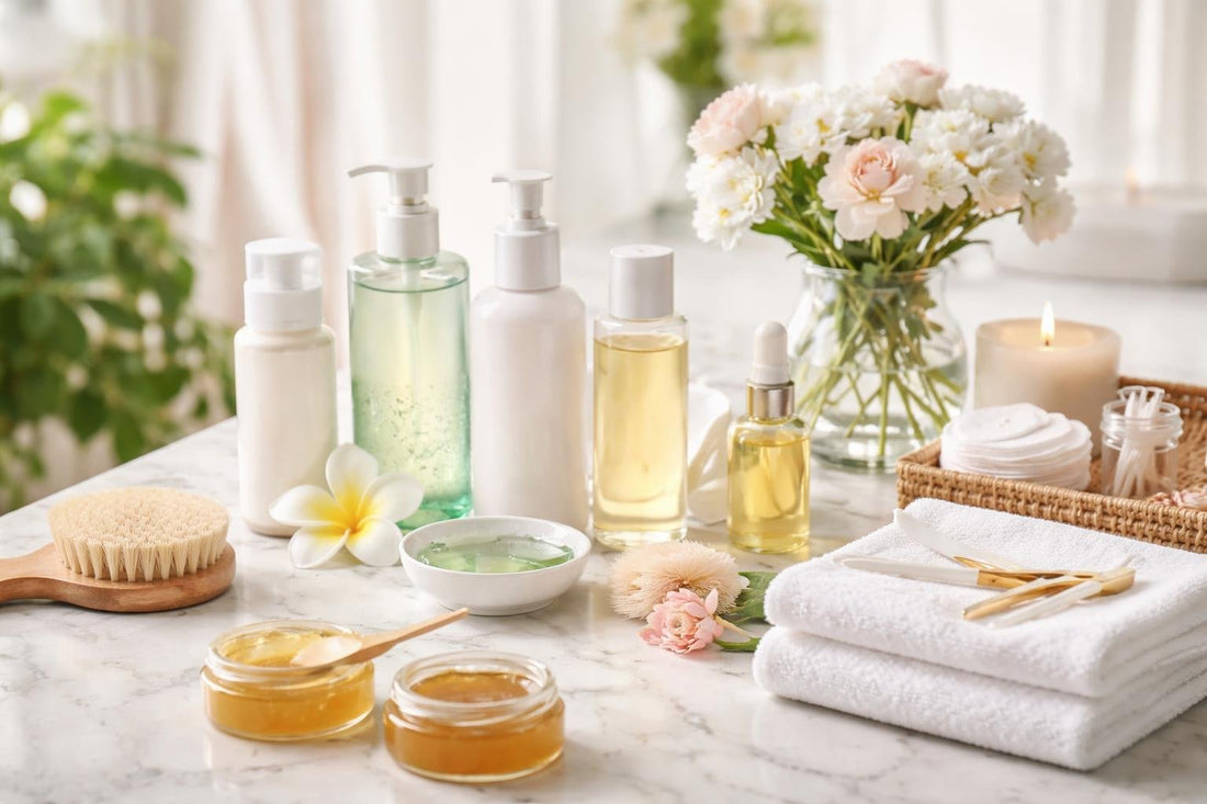Spring gentle cleanser and waxing routine for smooth skin