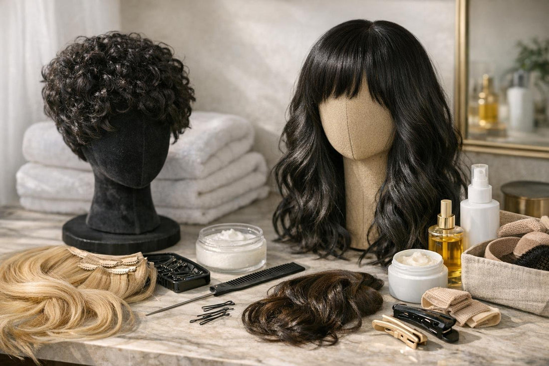 Styling hair extensions and wigs for summer fit and comfort