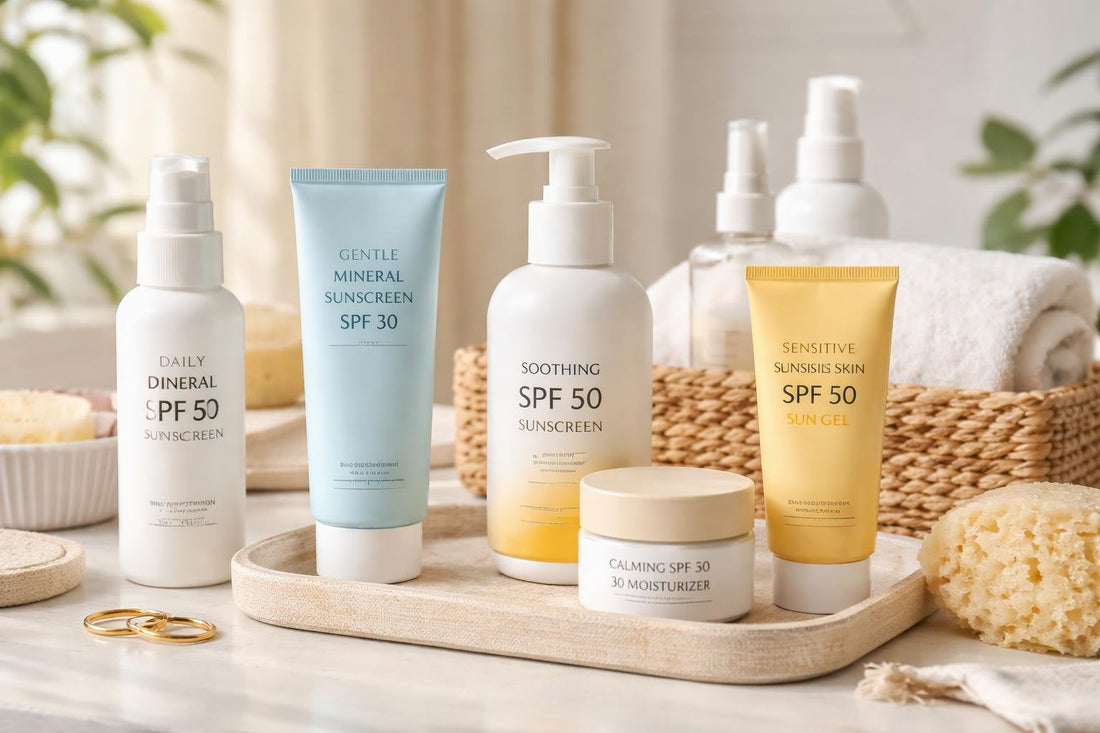 Assorted sunscreens for sensitive skin in Ontario