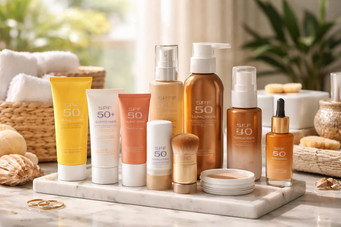 BC summer sun skincare products vs scene