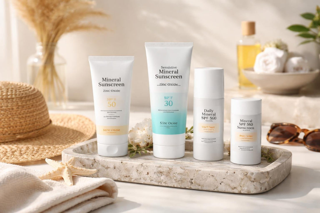 Affordable reef-safe zinc oxide sunscreens for sensitive skin