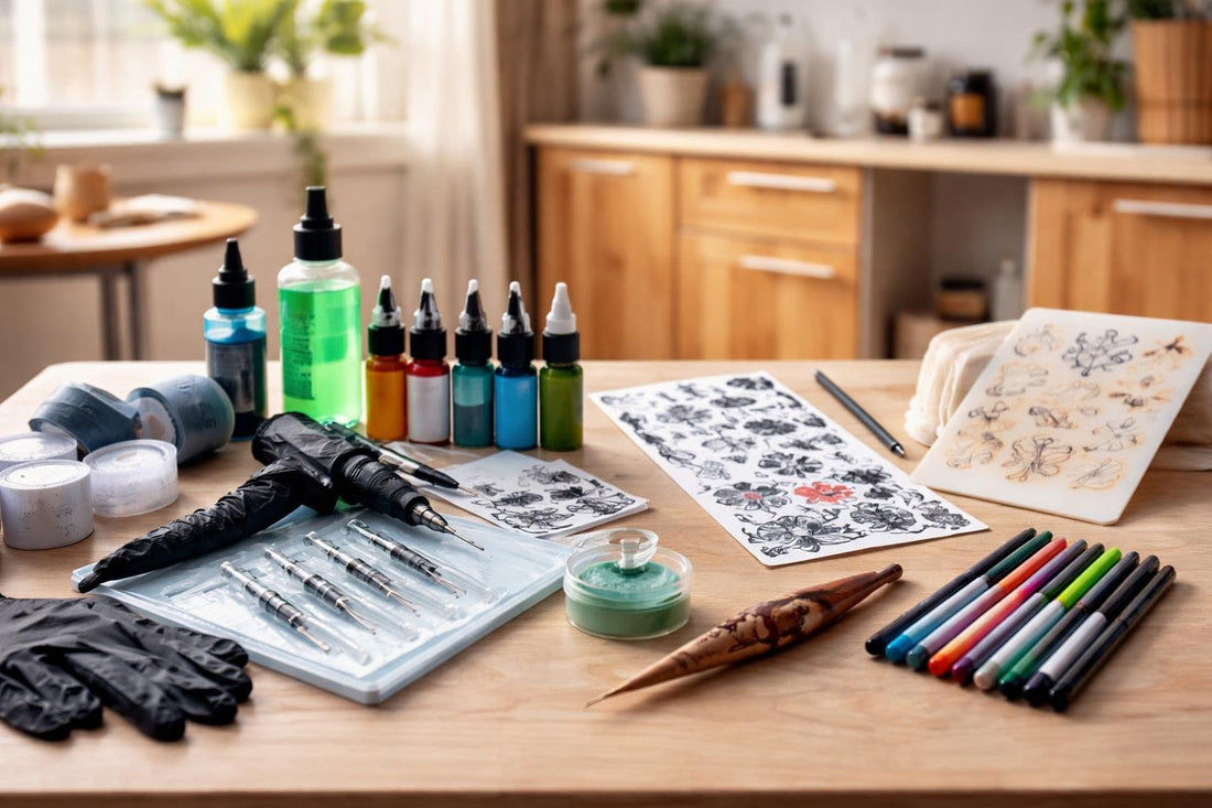 vs of tattoo supplies and alternatives for beginners