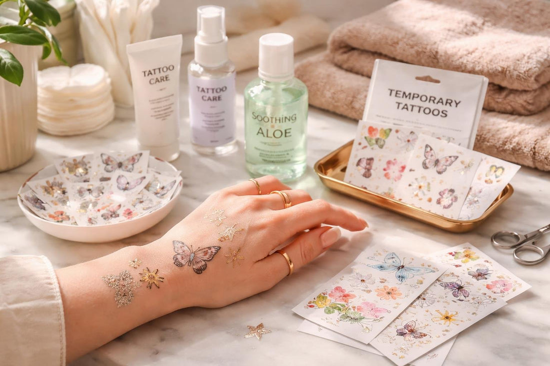 Temporary tattoos on sensitive skin at a Toronto festival
