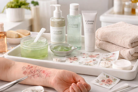 Temporary tattoo troubleshooting for sensitive skin and care