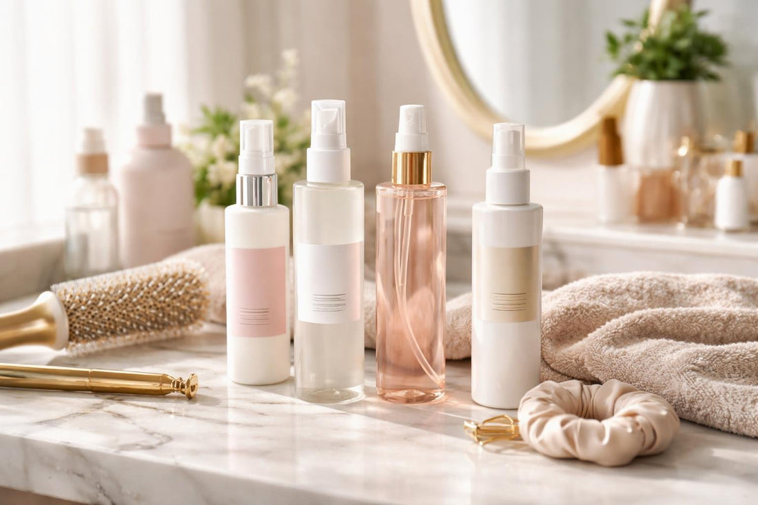 selection of thermal protection sprays for fine hair Toronto