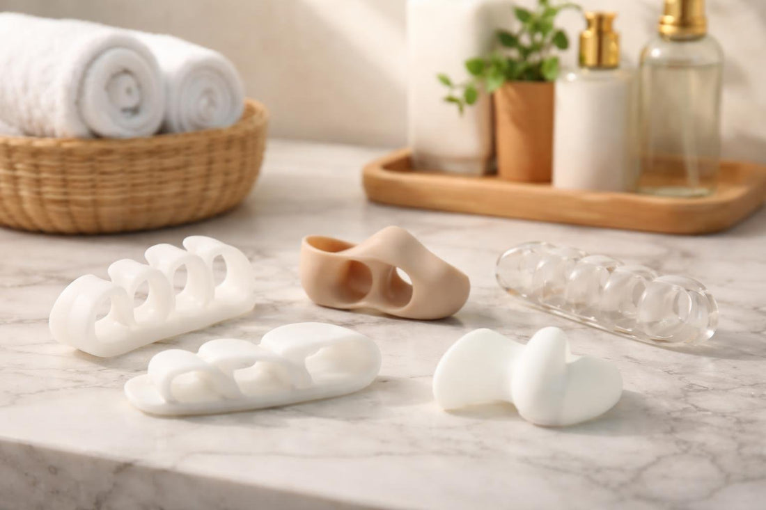 Assorted toe separators for bunion relief and comfort