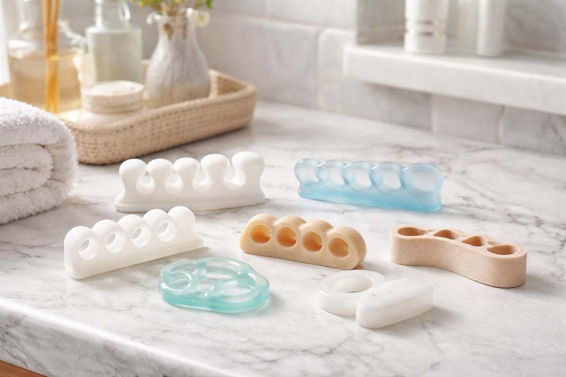 Assorted toe separators for comfortable everyday foot care