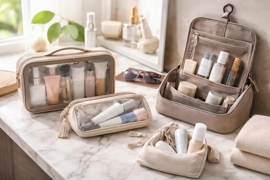 compact toiletry bag and travel alternatives
