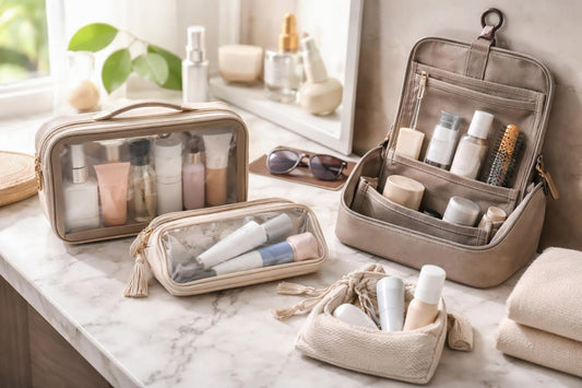 compact toiletry bag and travel alternatives
