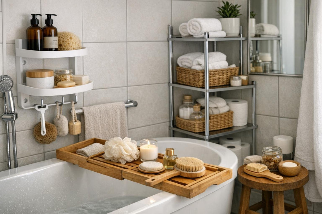Small Toronto bathroom storage and bathing accessories