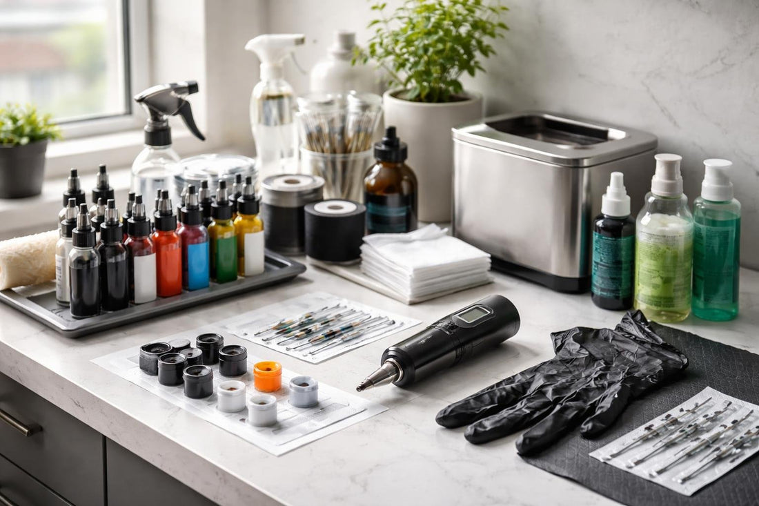 Toronto home tattoo studio supplies and setup