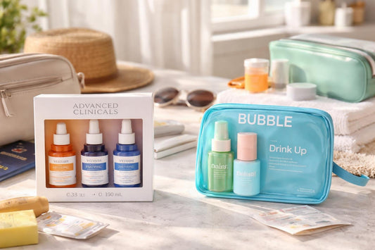 Travel-size skin care sets and essentials for Canada