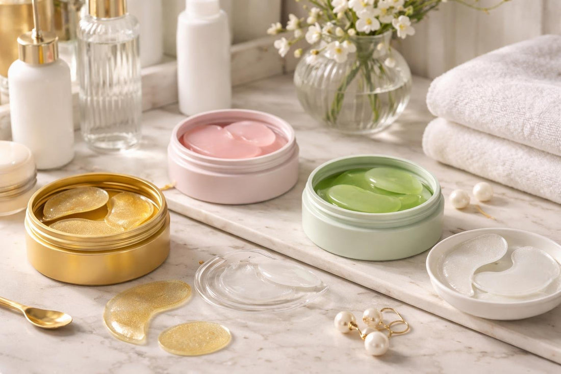 Assorted under eye masks for puffiness and dark circles
