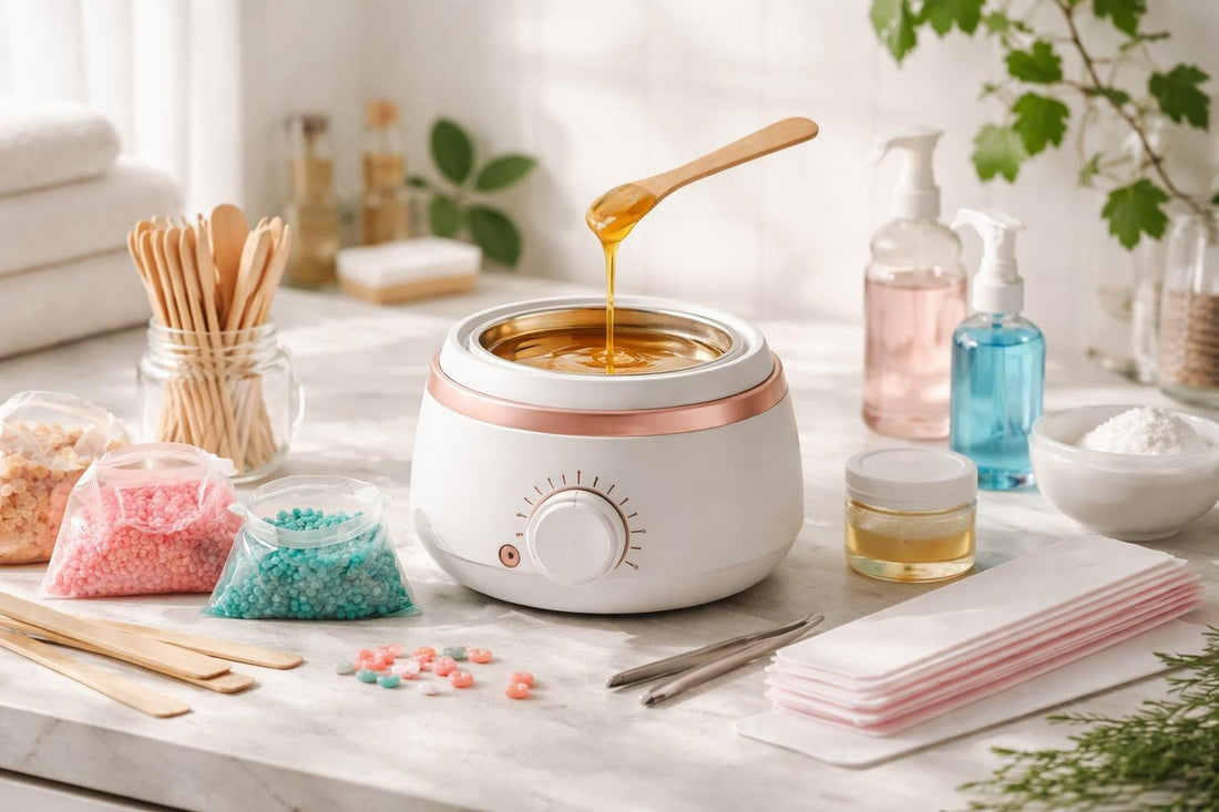 Budget wax warmer and hair removal accessories