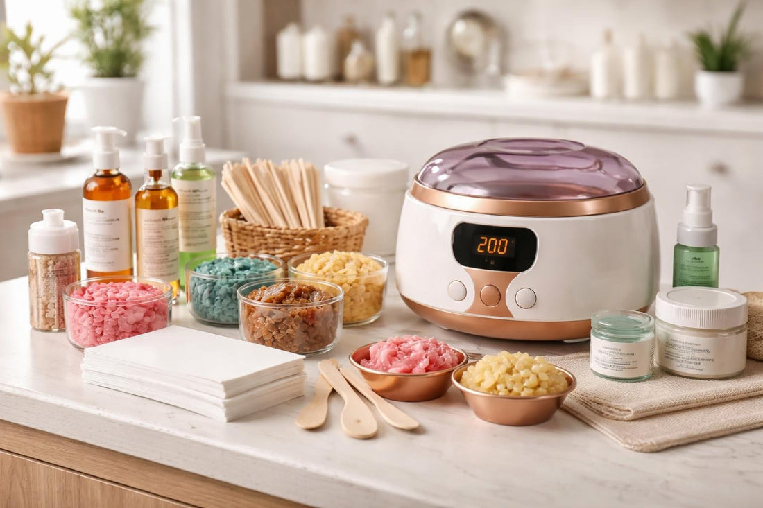 advanced wax warmer and accessory kit display