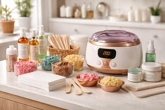 advanced wax warmer and accessory kit display