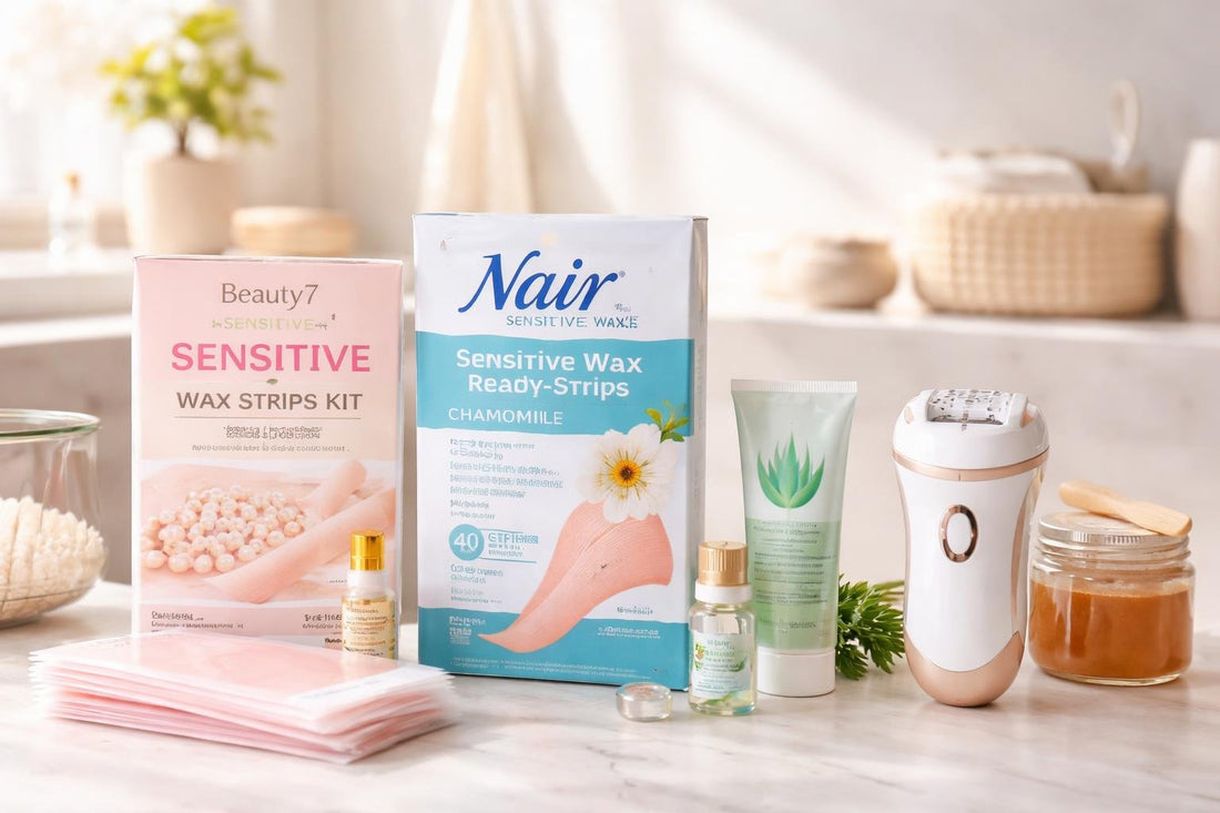sensitive skin waxing strips and alternatives