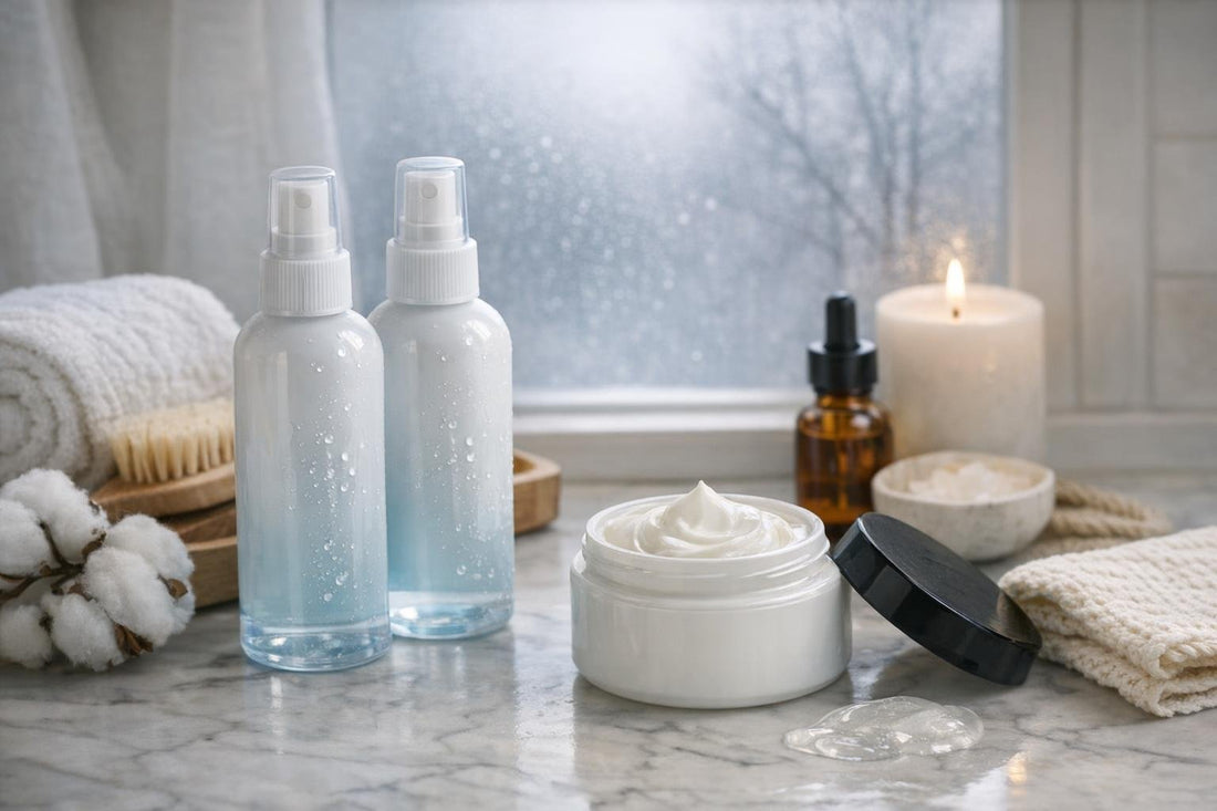 Canadian winter bath and body skincare routine