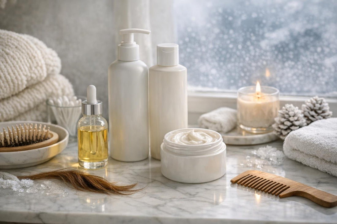 Winter hair care routine for dryness and frizz
