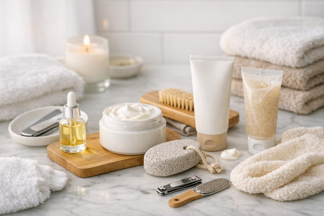 Beginner winter routine for softer hands and feet