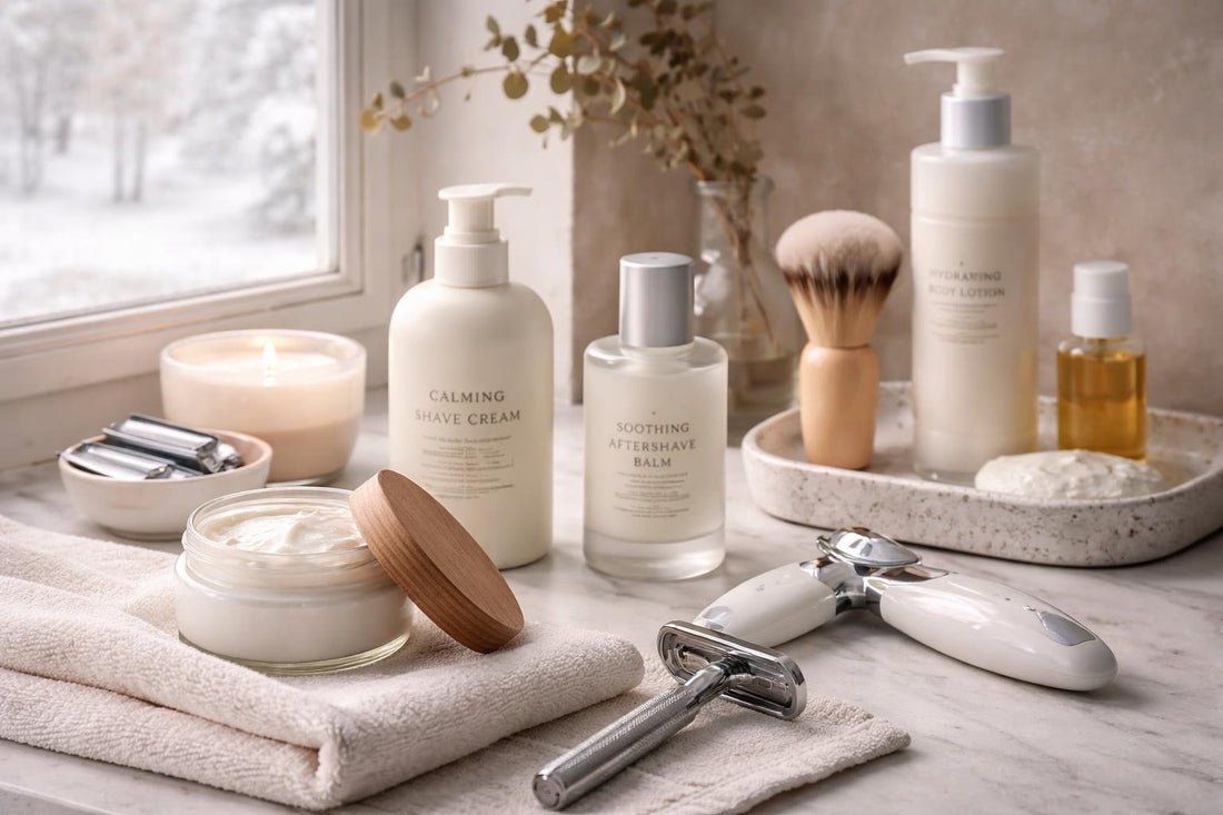 Toronto winter shaving kit for sensitive skin
