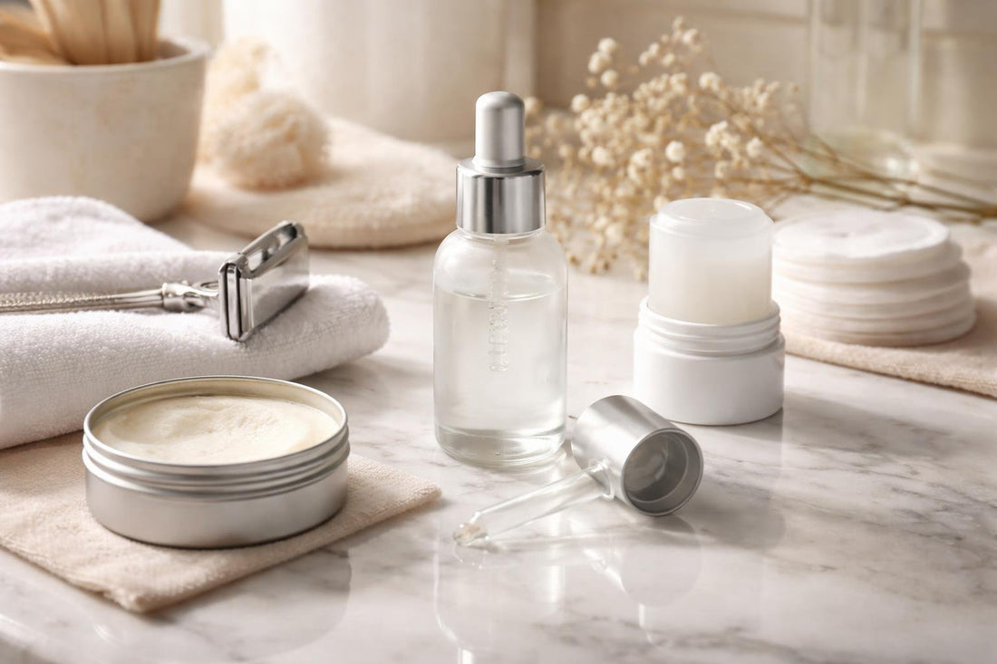 Styptic care used after shaving to stop small nicks