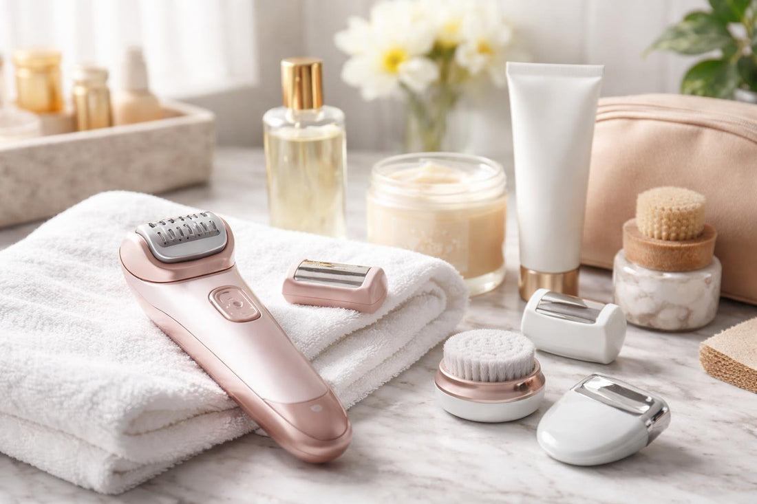 Women’s electric shaver accessories for smooth seasonal shaving