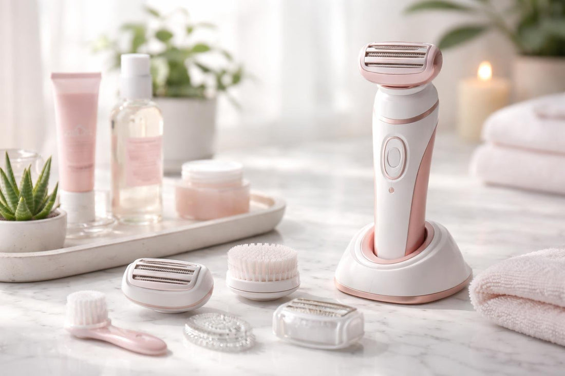 women’s electric shaver accessories for sensitive skin