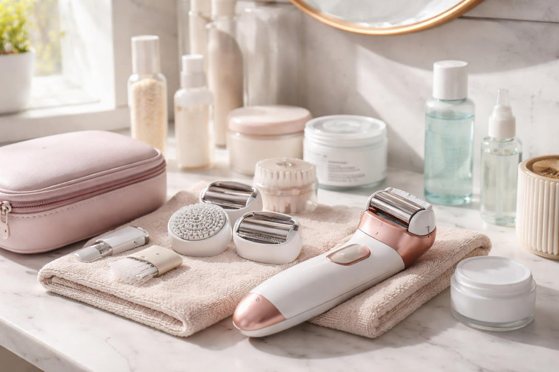 Women's electric shaver accessories for sensitive skin