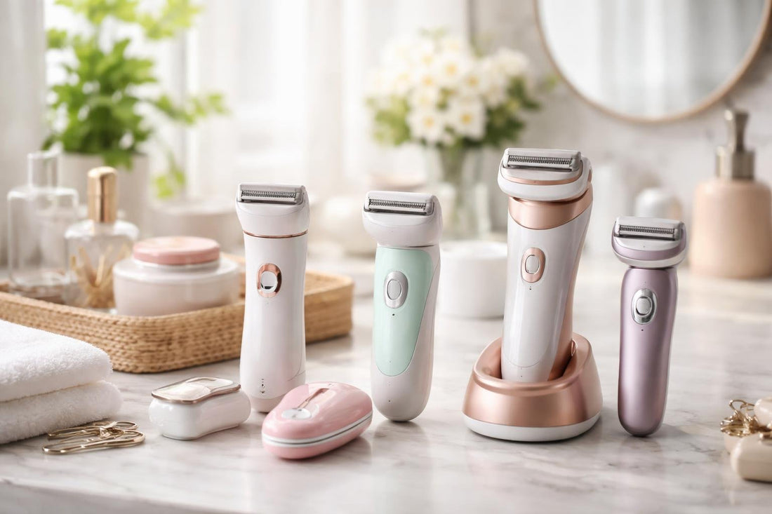 Toronto shopper comparing electric shavers in collection