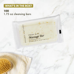 1-Shoppe All-in-Kit paraben-free oatmeal aloe bar soap packaging close-up showing natural ingredients