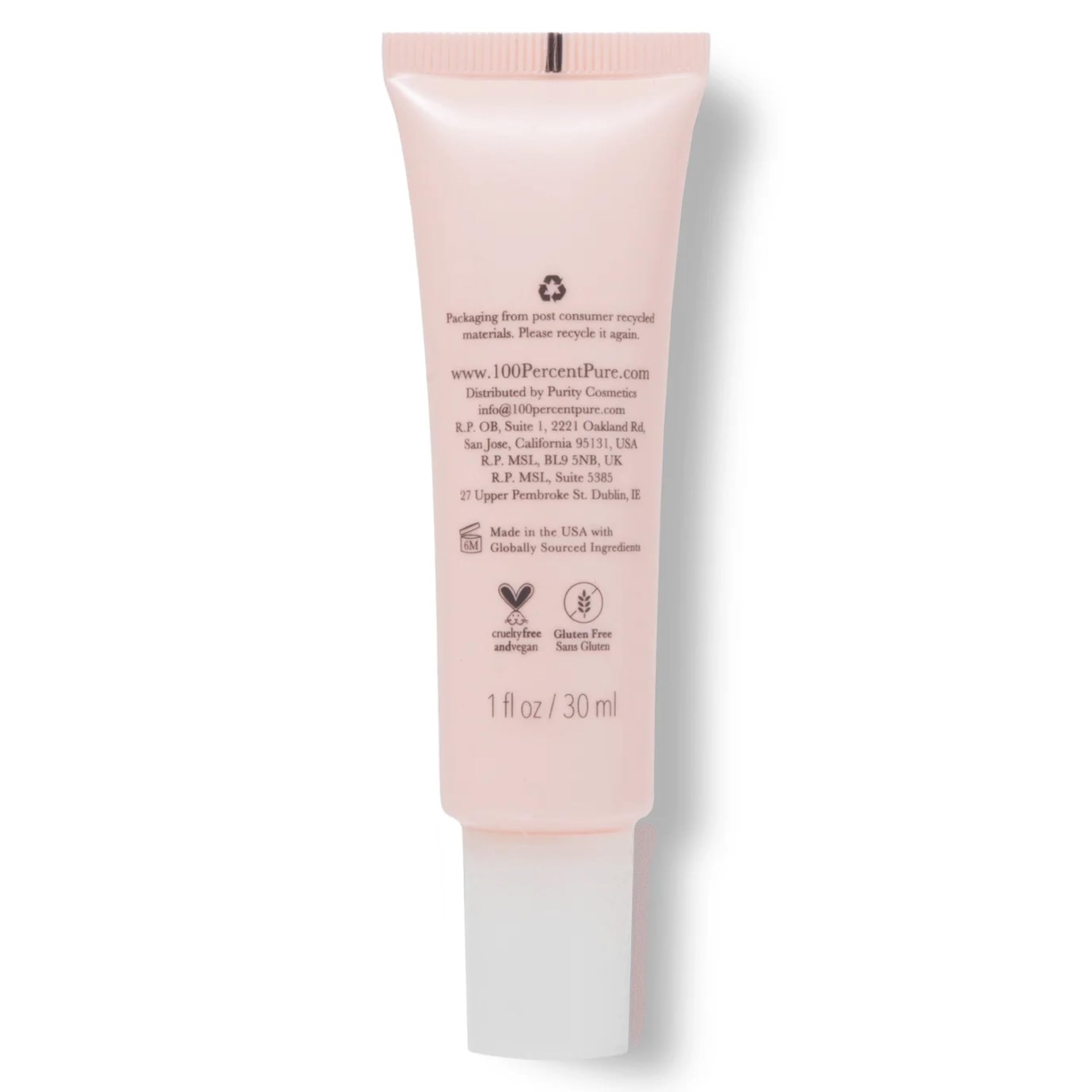 Texture close-up of 100% PURE Vitamin C Serum showing lightweight feel