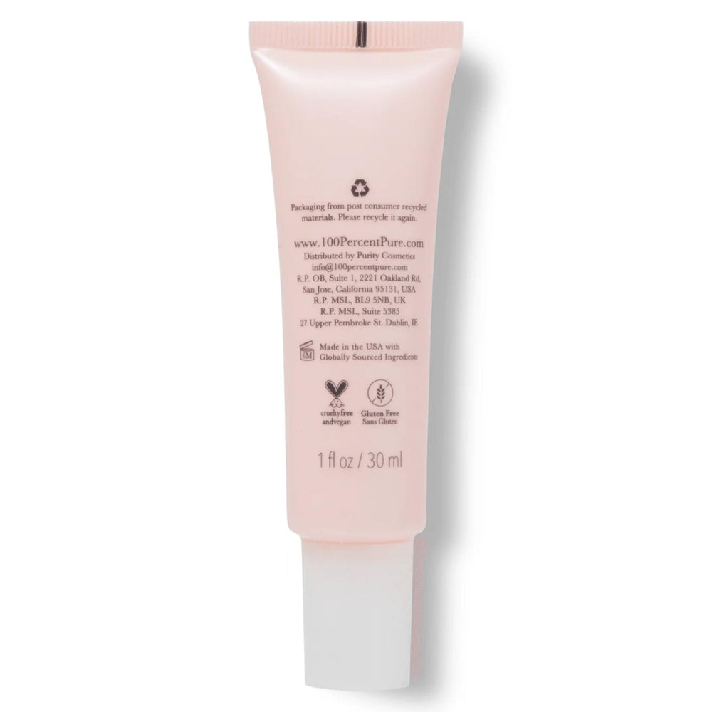 Texture close-up of 100% PURE Vitamin C Serum showing lightweight feel