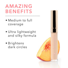 Close-up of 100% PURE 2nd Skin Concealer Shade 1 application wand for smooth blending