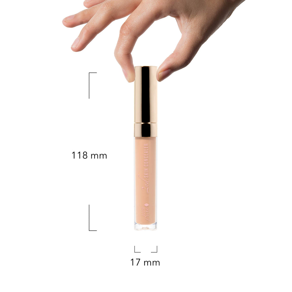 Vegan and cruelty-free ethics accompany 100percent-pure Shade 3 concealer.