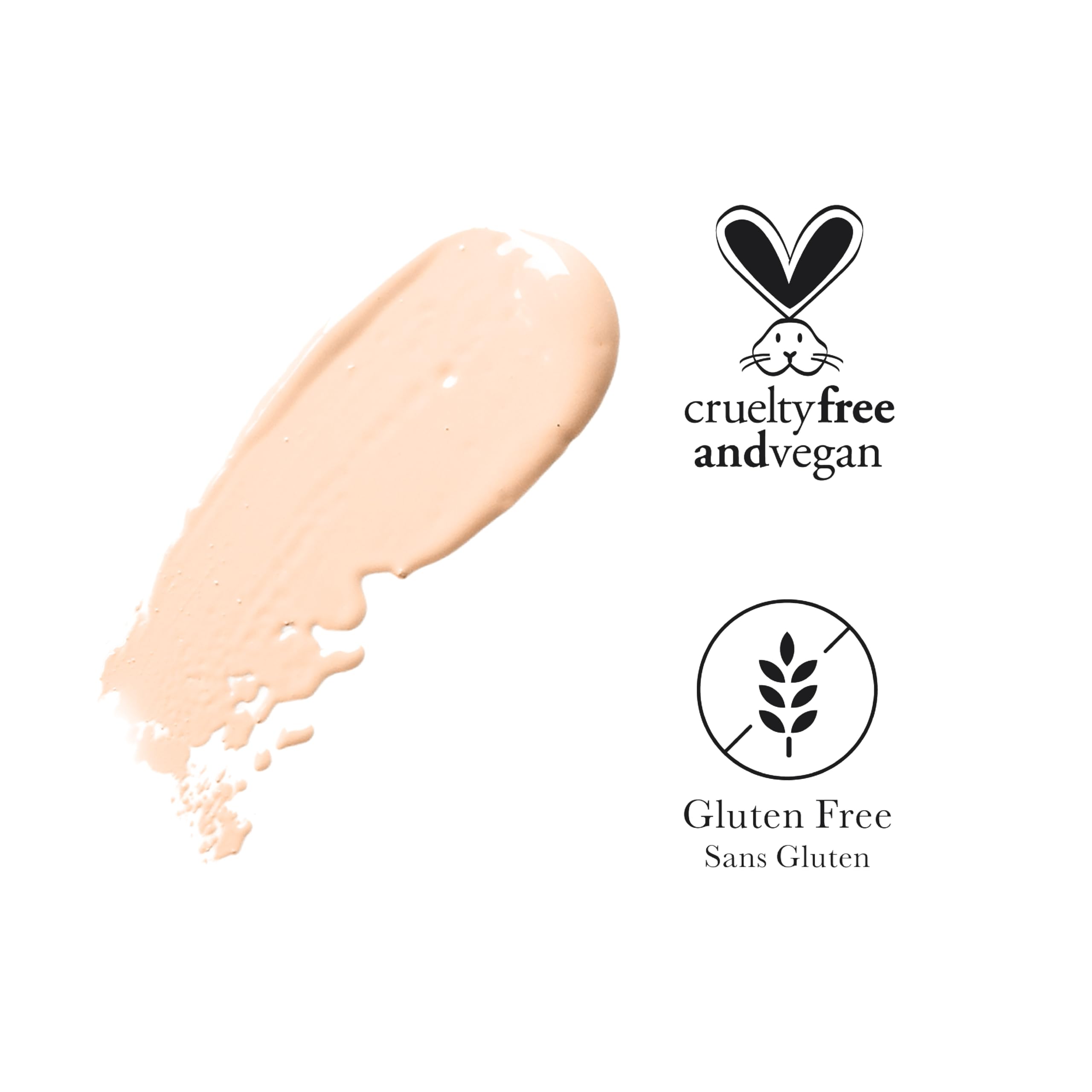 100% PURE Healthy Foundation on skin with reduced shine and blotting.