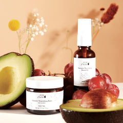 Evening skincare routine with 100% PURE Intensive Nourish Oil sealing moisture