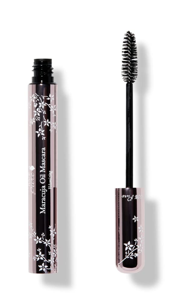 100% PURE Maracuja Oil Mascara bottle wand for smooth, clump-free coating