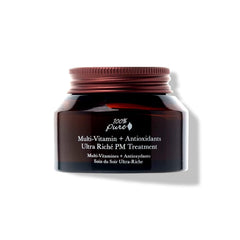 100% PURE night treatment bottle for overnight hydration.