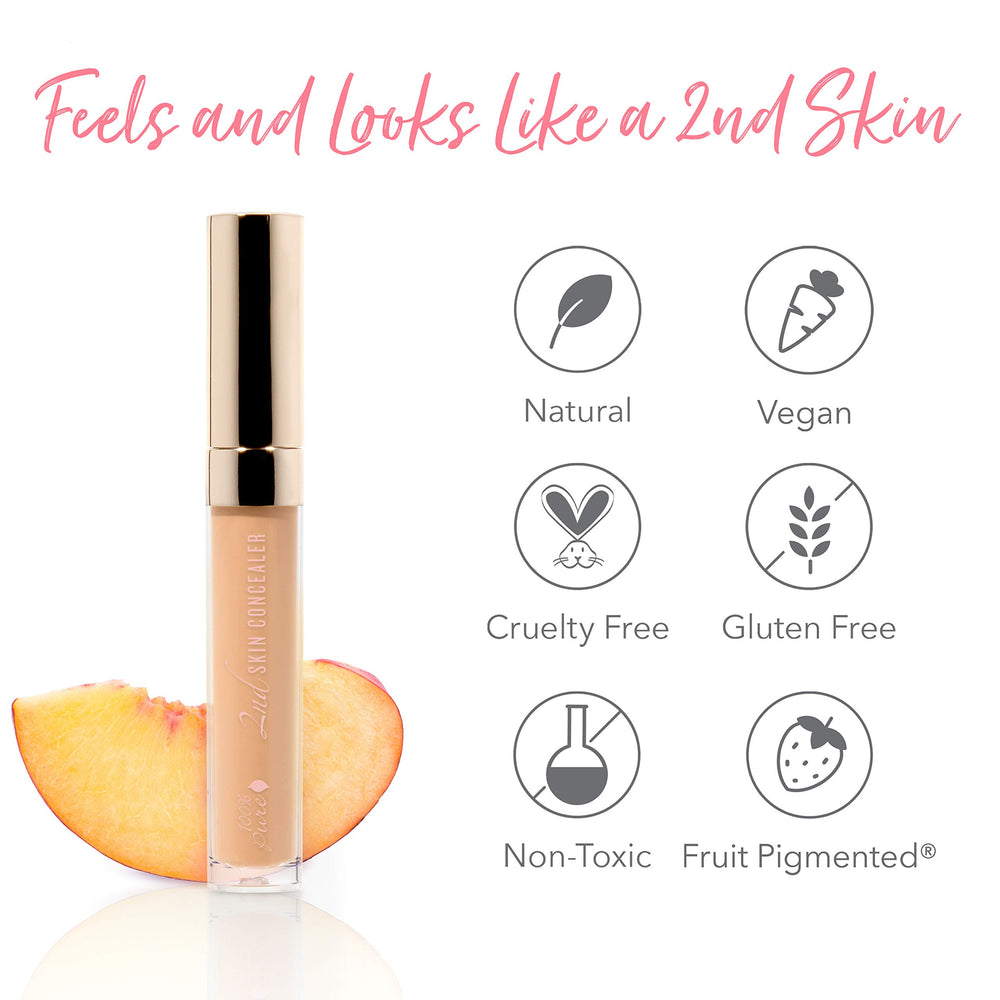 Under-eye area treated with Shade 4 for brightening