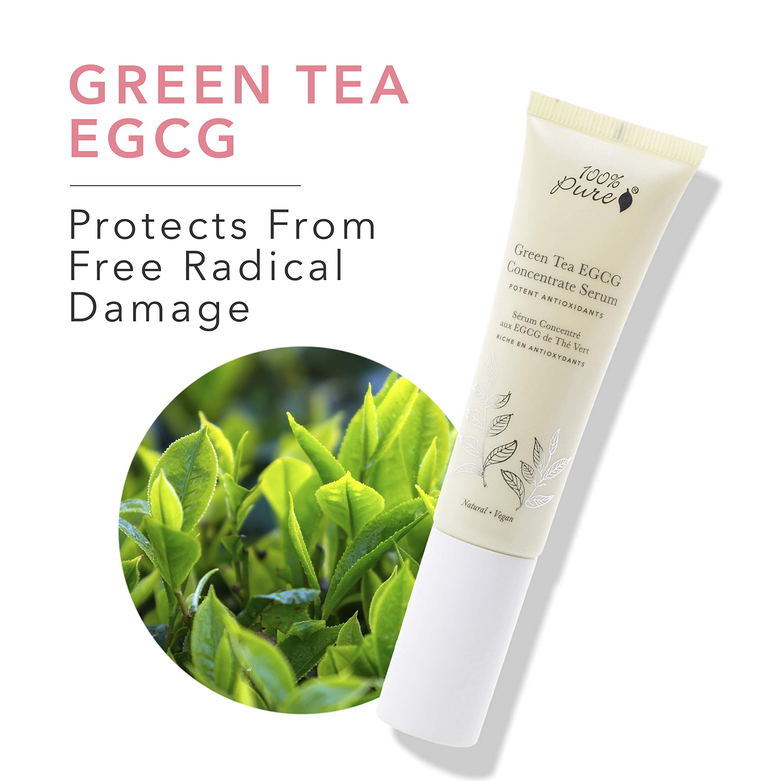 Label highlights aloe water and rosehip oil ingredients.