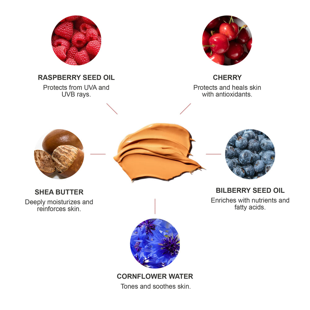Dispense shot of 100% PURE BB Cream Shade 20 Aglow for easy layering.
