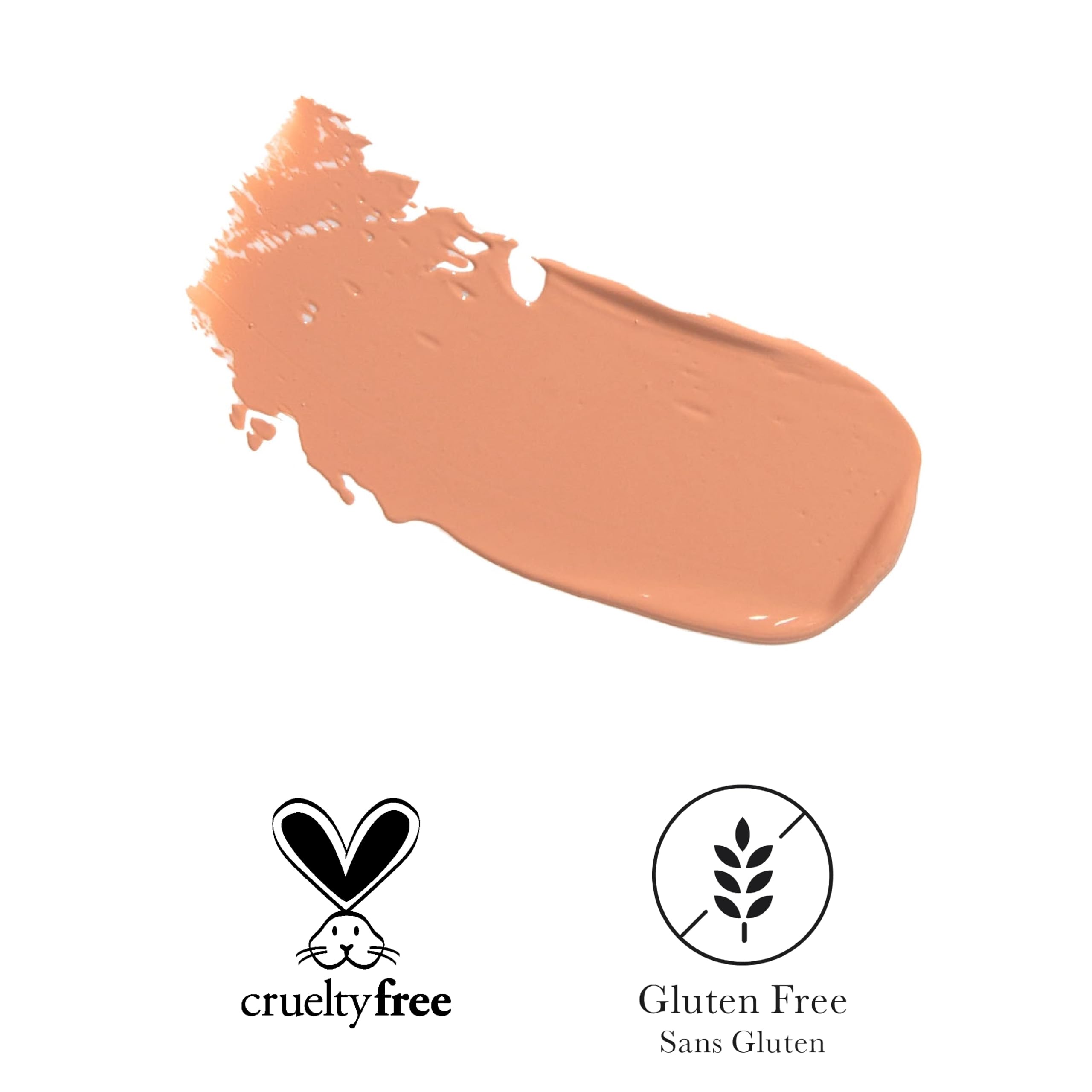 Forearm swatch demonstrates even tone and warm undertone with 100% PURE BB Cream Shade 20 Aglow.