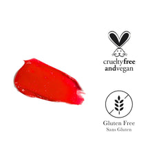 100% PURE cream-blush Cranberry Glow soft pigment adds seamless cheek flush.