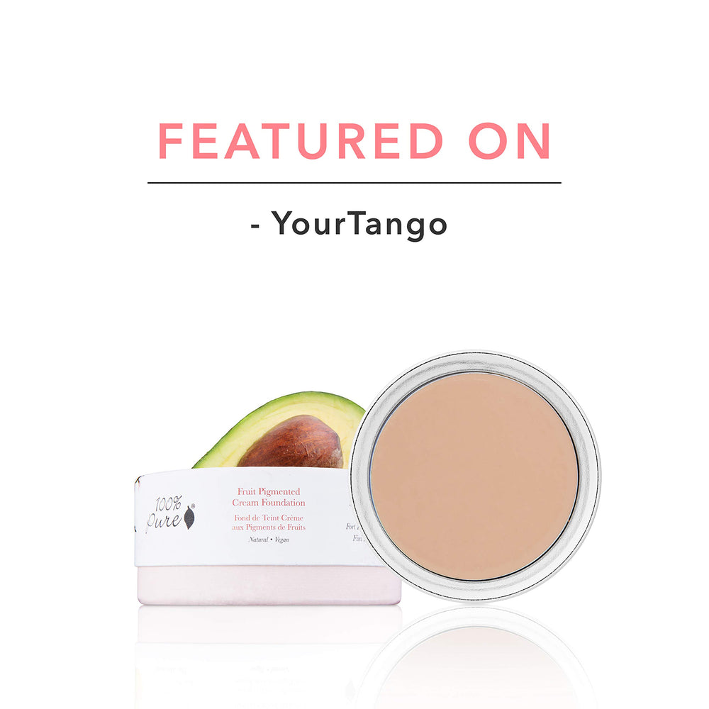 100% PURE Cream Foundation Concealer vegan, cruelty-free formula made in the USA.