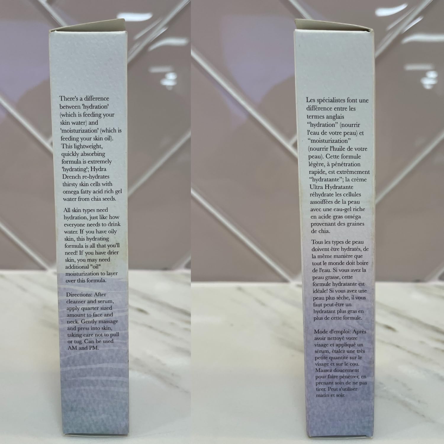 100% PURE Hydra Drench Cream suitable for all skin types with a lightweight finish.