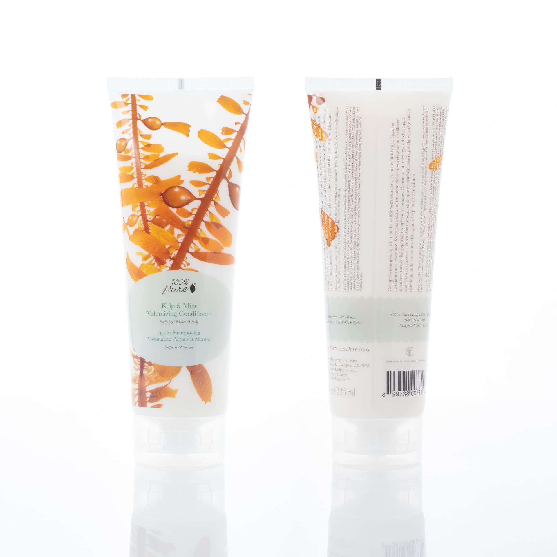 After use, hair appears shinier and fuller with renewed bounce.