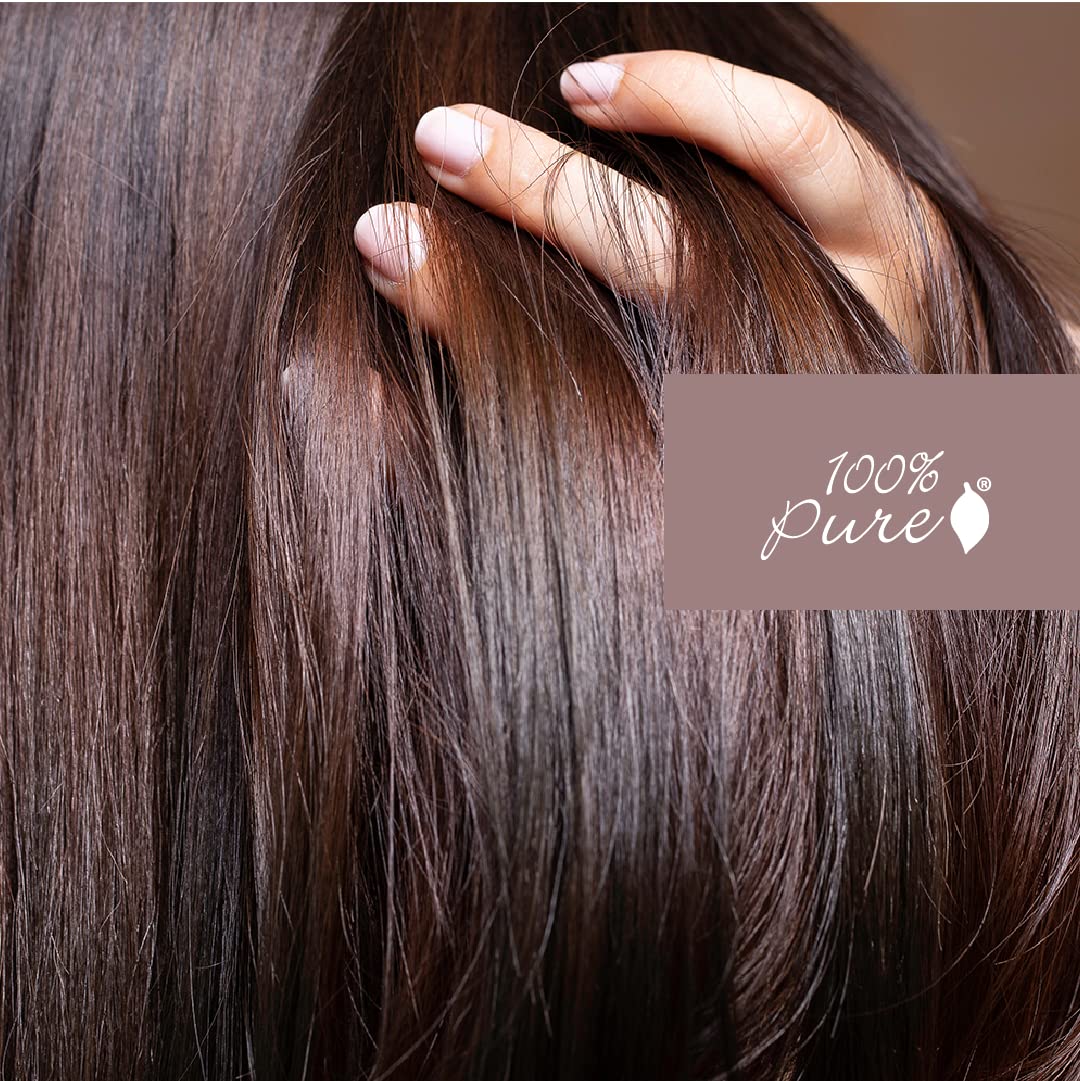 Mint aroma and scalp-refresh sensation from 100% PURE conditioner application