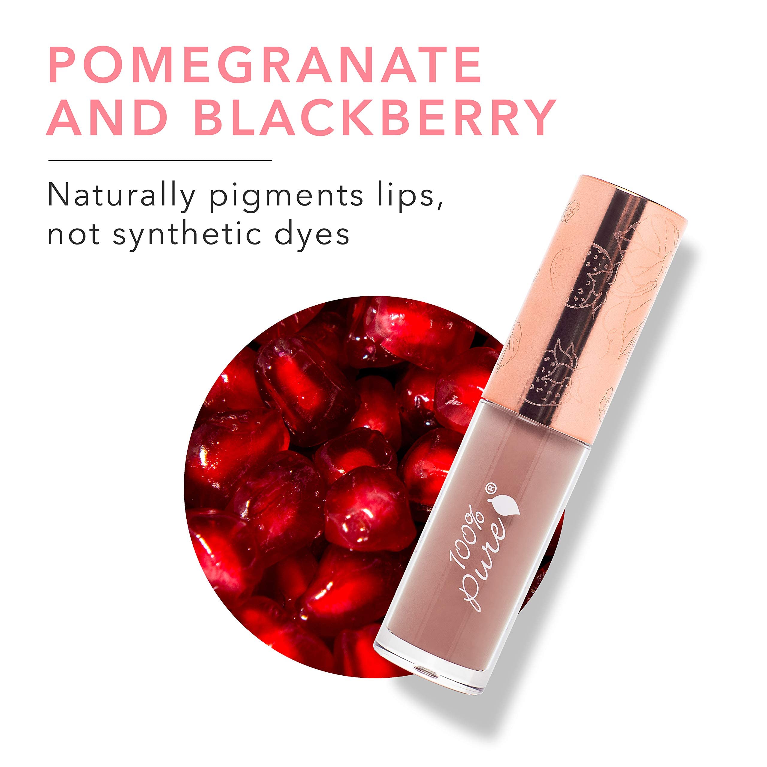 Packaging preview of 100% PURE Lip Gloss Pink Caramel for on-the-go use
