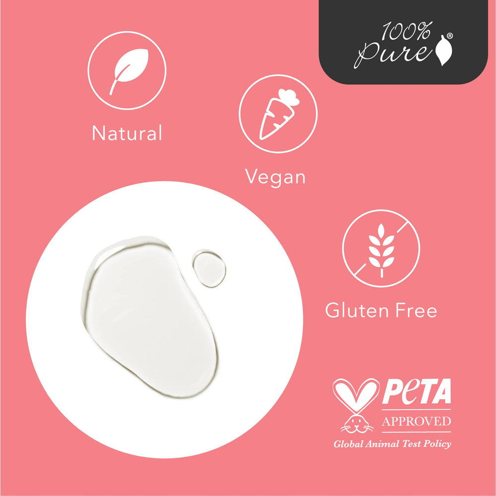 Drop texture of 100% PURE Marula Oil illustrating small amount goes a long way